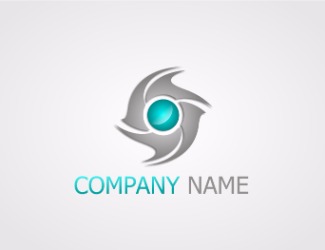 Projekt graficzny logo dla firmy online motion 3D